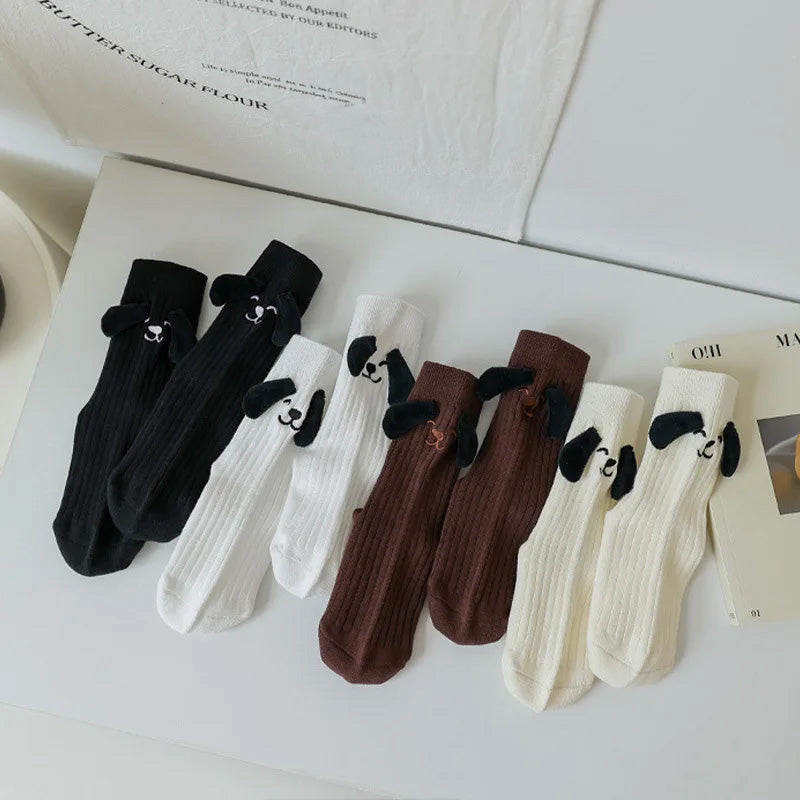 SNUGSOCKS - Süße Socken mit Ohren - Happy Dog Edition