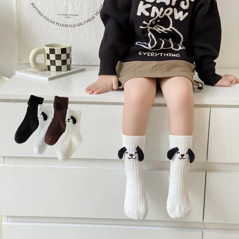 SNUGSOCKS - Süße Socken mit Ohren - Happy Dog Edition