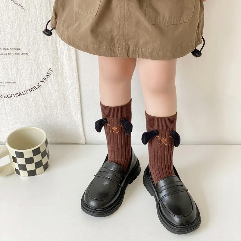 SNUGSOCKS - Süße Socken mit Ohren - Happy Dog Edition